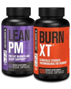 Jacked Factory Lean PM Fat Burner & Burn-XT Combo
