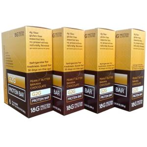 G2G Peanut Butter Banana Protein Bars - 32 Count