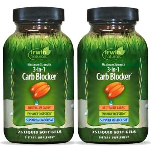 Irwin Naturals Carb Blocker 3-in-1 Supplement