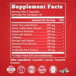 Thermogenic Fat Burner for Men & Women - 120 Capsules