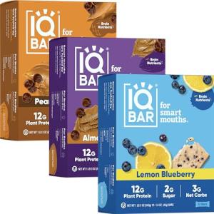 IQBAR Keto Protein Bars Variety Pack - 12 Count