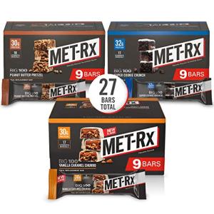 MET-Rx Big 100 Protein Bars, 9 Count Variety Pack