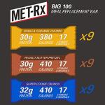 MET-Rx Big 100 Protein Bars, 9 Count Variety Pack