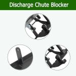 Discharge Chute Blocker for Lawn Mowers