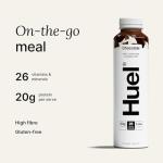 Huel Chocolate Protein Meal Replacement Shakes, 8 Bottles