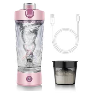 Electric Protein Shaker Bottle, 650 ml, USB-C Rechargeable