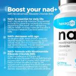 NAD+ Nicotinamide Riboside 300mg - 90 Vegan Capsules