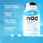 NAD+ Nicotinamide Riboside 300mg - 90 Vegan Capsules