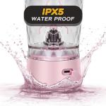 Electric Protein Shaker Bottle, 650 ml, USB-C Rechargeable