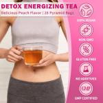 Peach Detox Tea for Weight Loss - 28 Bags