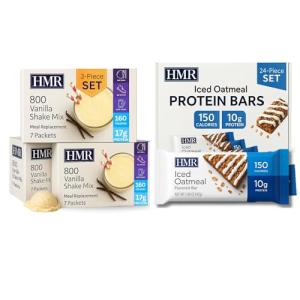HMR 800 Vanilla Meal Replacement Shake + Protein Bars