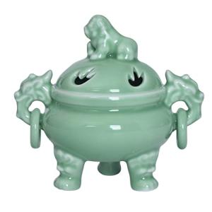 PEVSCO Ceramic Incense Burner for Relaxation and Aromatherapy