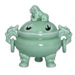 PEVSCO Ceramic Incense Burner for Relaxation and Aromatherapy