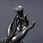 Lotus Buddha Backflow Incense Burner for Relaxation