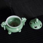 PEVSCO Ceramic Incense Burner for Relaxation and Aromatherapy