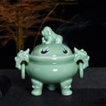 PEVSCO Ceramic Incense Burner for Relaxation and Aromatherapy