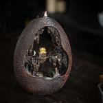 Ceramic Waterfall Incense Burner for Relaxation