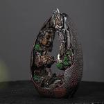 Ceramic Waterfall Incense Burner for Relaxation