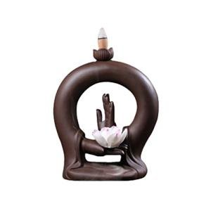 Lotus Bergamot Backflow Incense Burner for Relaxation