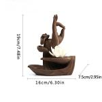 Lotus Buddha Incense Burner for Relaxation and Aromatherapy