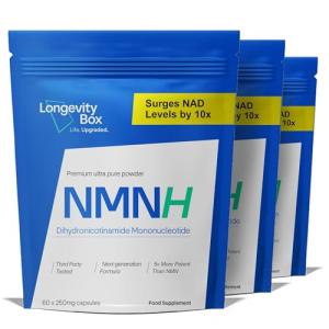 Longevity Box Advanced NAD+ Booster - 180 Capsules