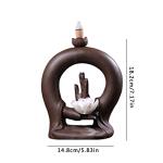 Lotus Bergamot Backflow Incense Burner for Relaxation