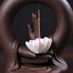 Lotus Bergamot Backflow Incense Burner for Relaxation