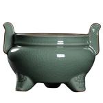 Large Celadon Incense Burner for Aromatherapy