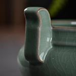 Large Celadon Incense Burner for Aromatherapy