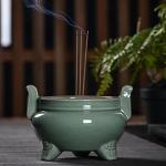 Large Celadon Incense Burner for Aromatherapy