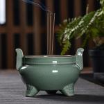Large Celadon Incense Burner for Aromatherapy