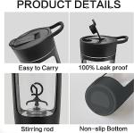 Portable Electric Shaker Bottle for Protein Drinks