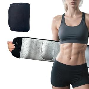 Zoyrin Adjustable Waist Trainer Sweat Belt for Fitness