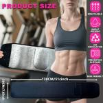 Zoyrin Adjustable Waist Trainer Sweat Belt for Fitness