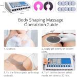 Microcurrent Slimming Massager with Pulses and Timer