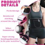 Zoyrin Adjustable Waist Trainer Sweat Belt for Fitness