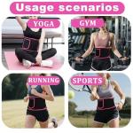 Zoyrin Adjustable Waist Trainer Sweat Belt for Fitness