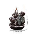 Buddha Backflow Incense Burner for Home Relaxation