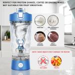 Electric Protein Shaker Bottle - 650 ml, USB-C