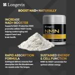 High Strength NMN Powder - 50,000mg Vegan Supplement