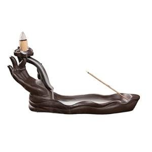 Buddha Palm Backflow Incense Burner for Aromatherapy