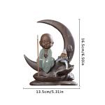 Ceramic Buddha Incense Burner for Relaxation and Aromatherapy