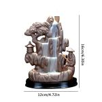 Mountain Stream Waterfall Incense Burner for Relaxation