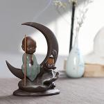 Ceramic Buddha Incense Burner for Relaxation and Aromatherapy