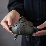 PEVSCO Retro Chinese Incense Burner for Aromatherapy