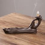 Buddha Palm Backflow Incense Burner for Aromatherapy