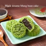 Black Sesame Mung Bean Cake - Healthy Snack 28 Pack