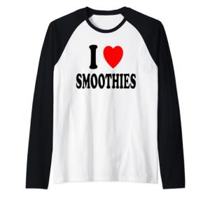 I Heart Smoothies Meal Replacement Baseball Tee