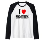 I Heart Smoothies Meal Replacement Baseball Tee