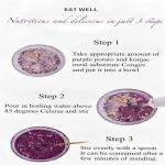 Instant Purple Sweet Potato Soup - Healthy Meal Replacement